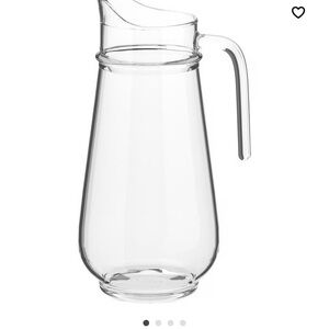 Clear Glass Pitcher
